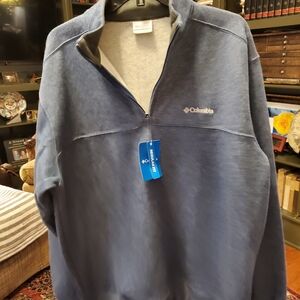 Columbia Men's Half-Zip Blue Pullover